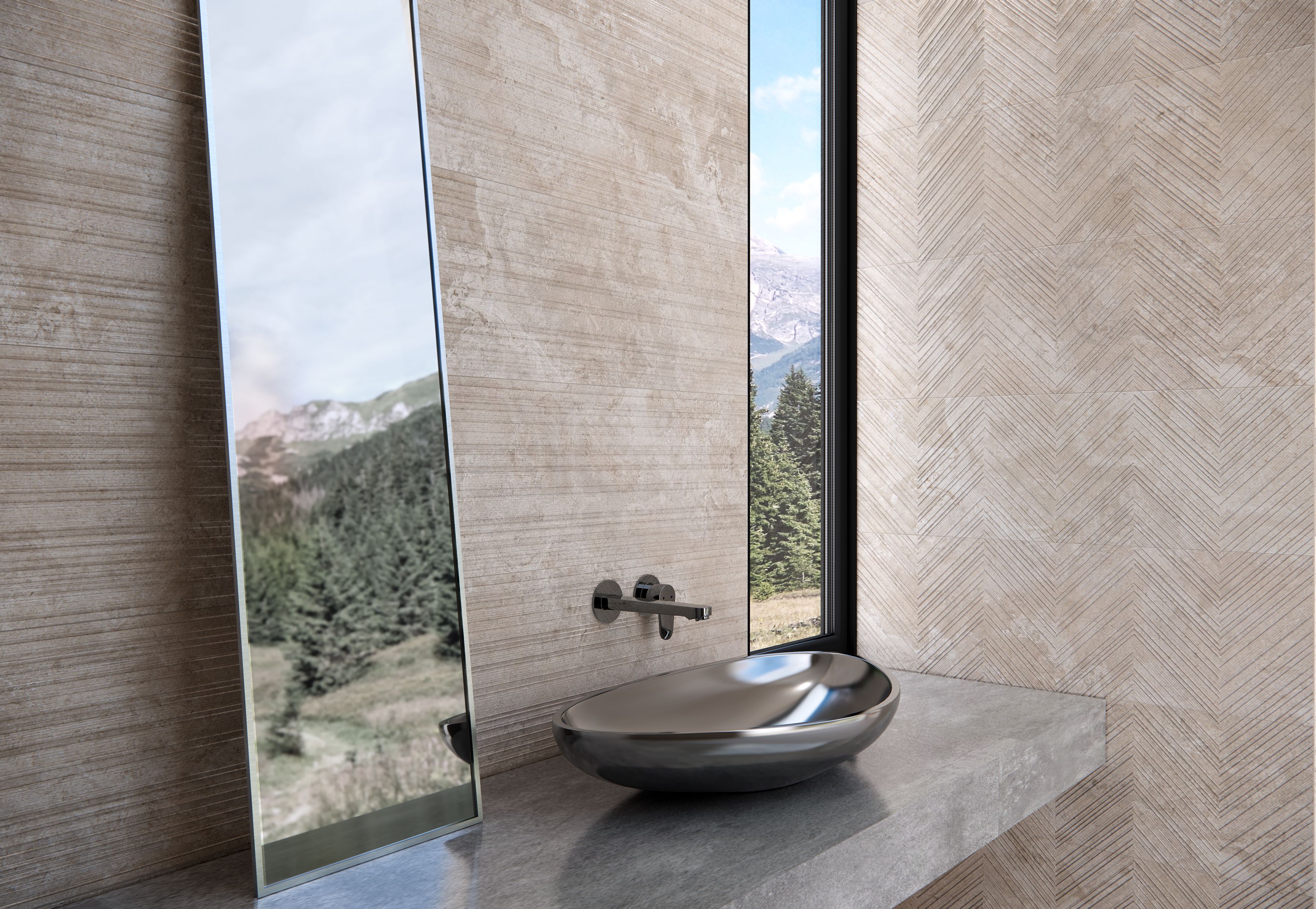985 Вандефул рельеф линии 32,5x100 Eurotile Ceramica фото 3