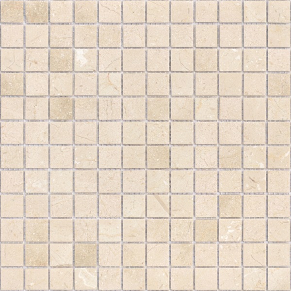 Crema Marfil Pol 23x23x4 298x298 Caramelle Mosaic