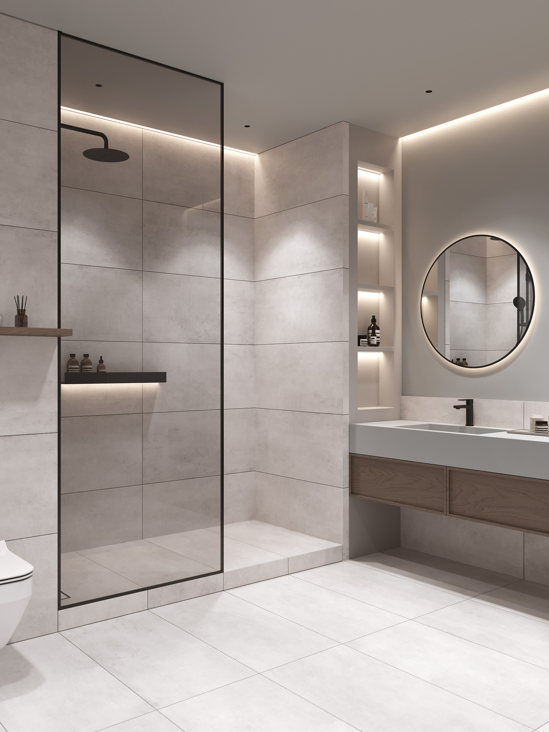 17021 Boston Серый ректификат 44,8x89,8 Cersanit фото 20