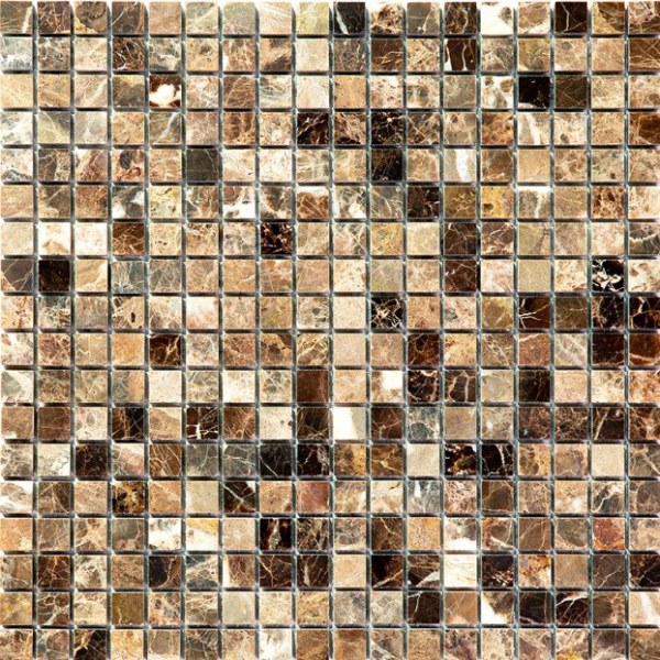 7M022-15P (Emperador Dark) мозаика Мрамор 15x15 305х305 Natural