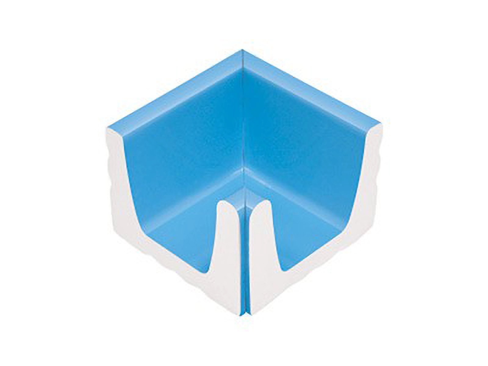 K131 Внутренний угол водоотводного канала Light Blue 15x15 Serapool