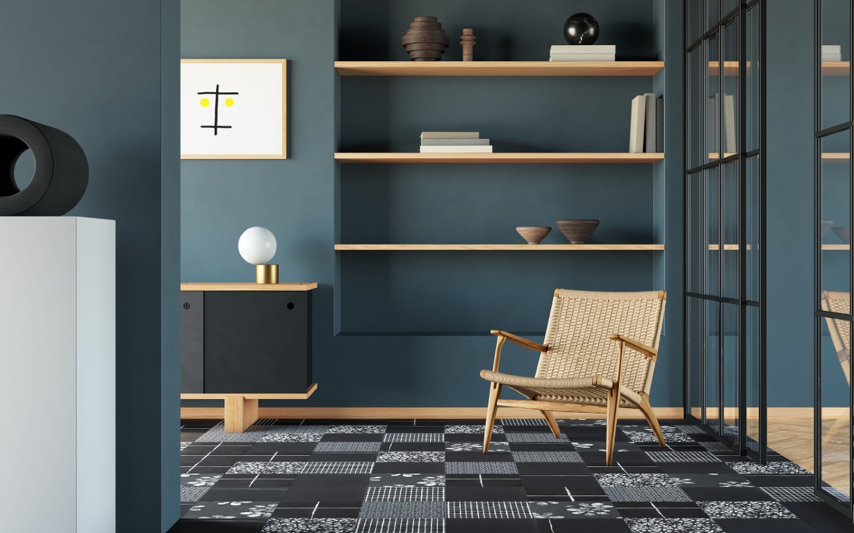 GACM51 Chymia Mix1 Black 30x30 Mutina