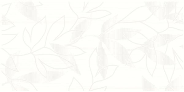 WITMB060 декор цветы белые 20х40 RAKO