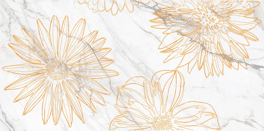 Декор Briere Flower 1 300x600 Beryoza Ceramica