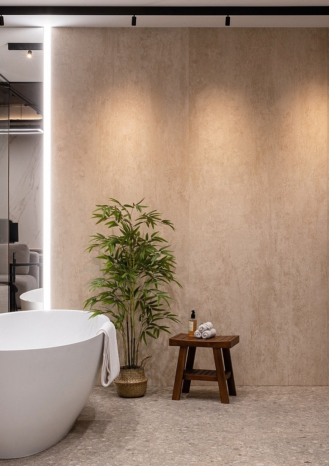 LAMF009026_IT Cemento Grigio Bocciardato 5 100x300 Laminam