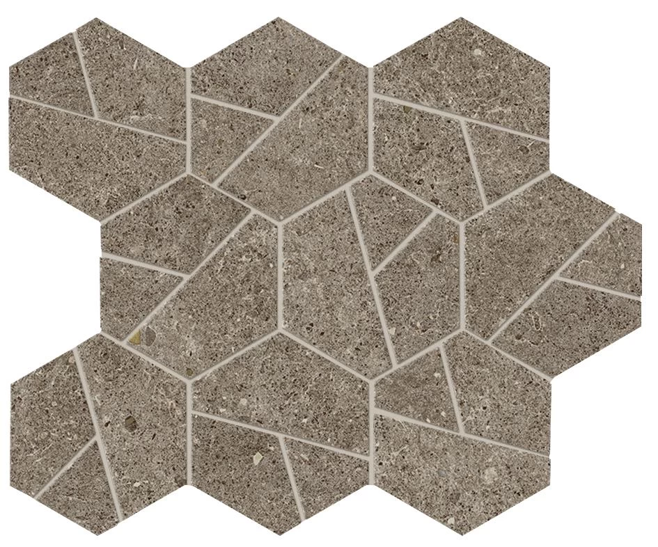 A7CX Boost Stone Taupe Mosaico Hex 25x28,5 Atlas Concorde