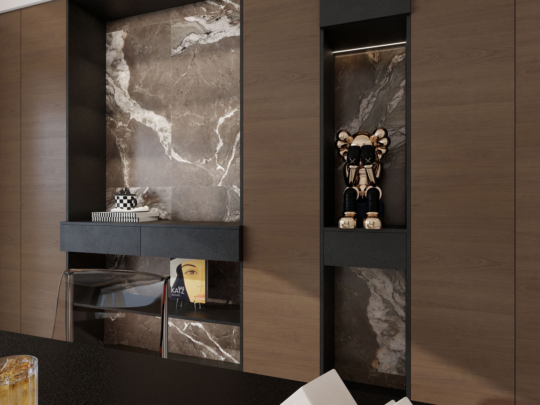 NTT9357SDS Kronos Brown Digital Satin 60x120 NT Ceramic фото 7