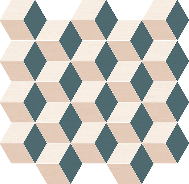 600110000786 Element Mosaico Cube Cold 30,5x33 Italon