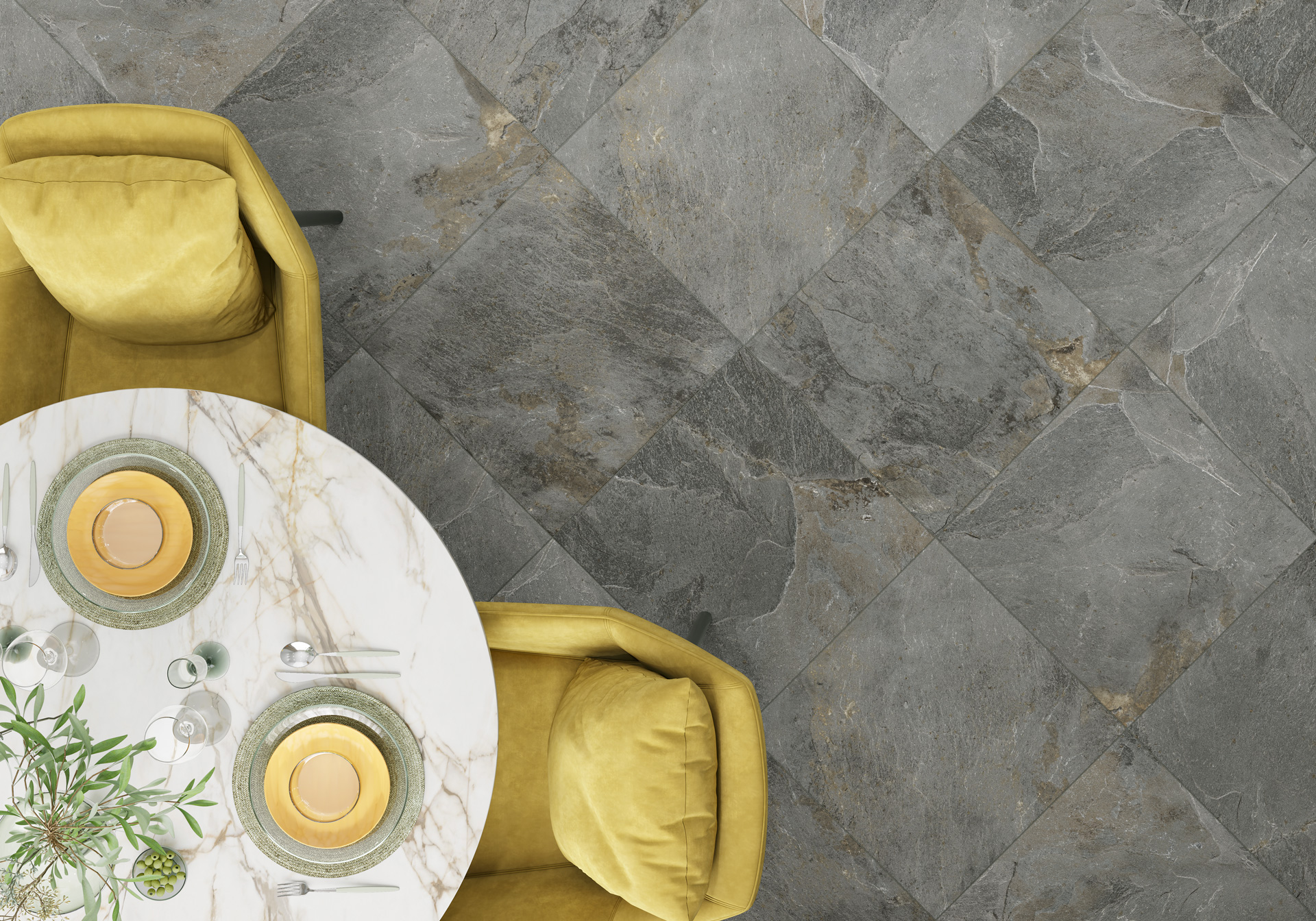 D120223L Stoncrete Сopper 600x1200x9.5 Delacora