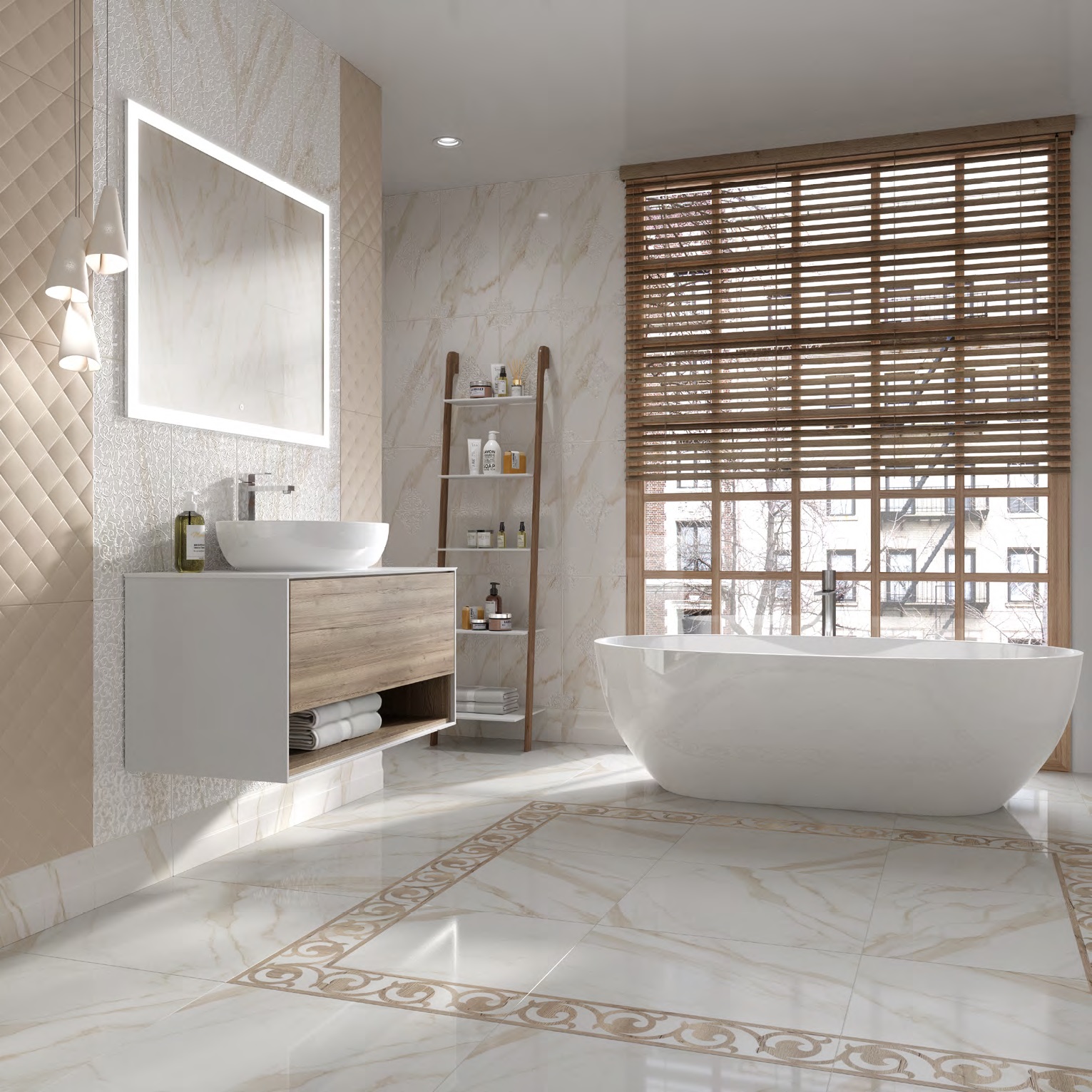 ID117T Декор Карелли наборный 60x60x0,9 Kerama Marazzi