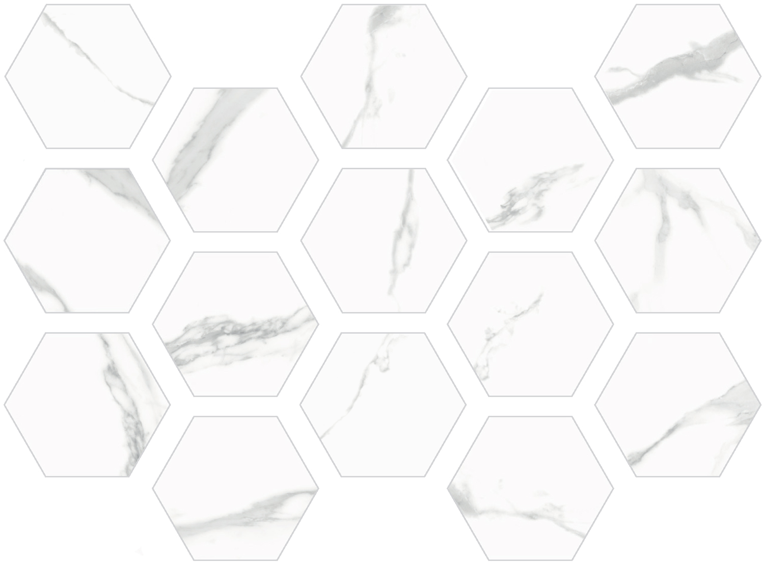 White Soul Hexa Matt 23х27 ITT Ceramic