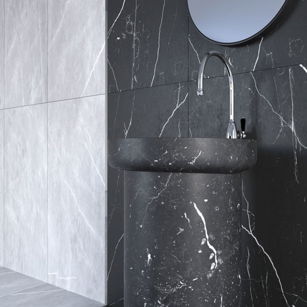 Black Burn Goldis Tile