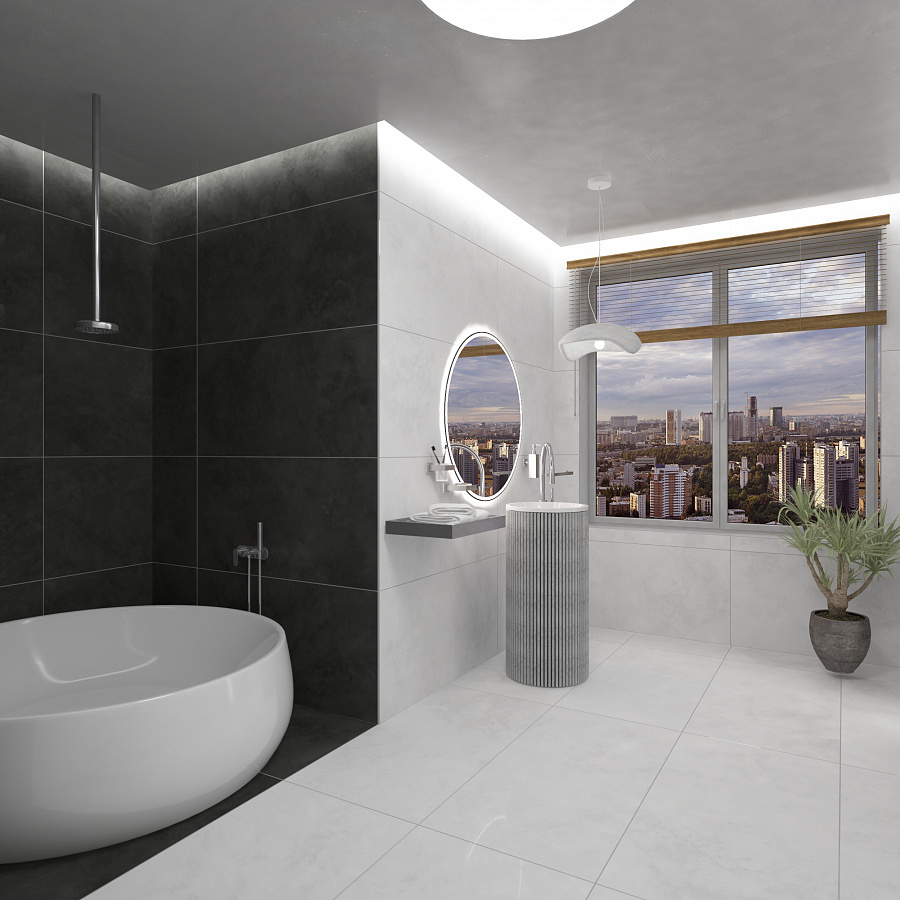 Cement Carbon Mat 60x120 Керлайф фото 11