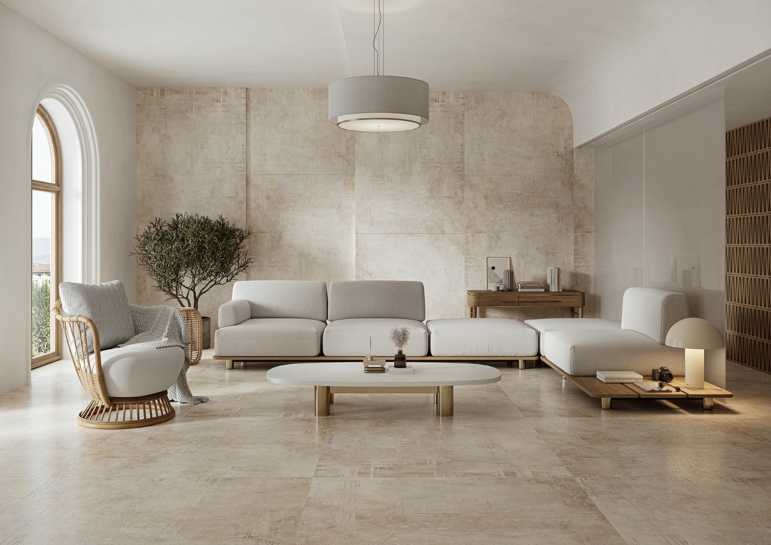 Identity Light Beige Silky Cristal 59,7x119,7 CERRAD фото 2