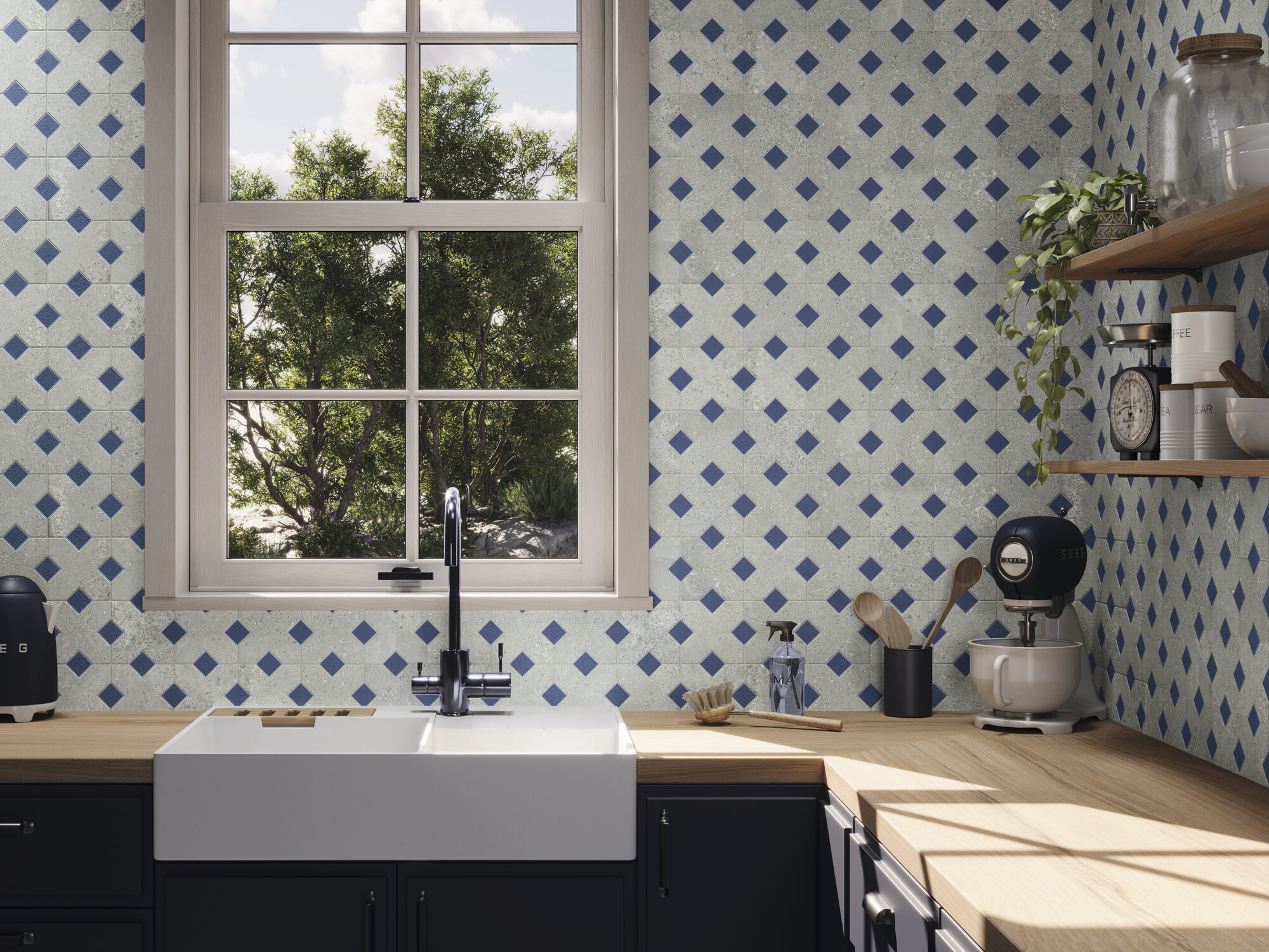 A042409 Palanzo Ecru Rect. 60x60 Ape Ceramica