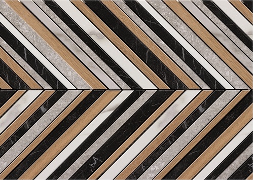 fNJ0 Roma Diamond Mosaico Spinato 25.5x29.5 FAP Ceramiche