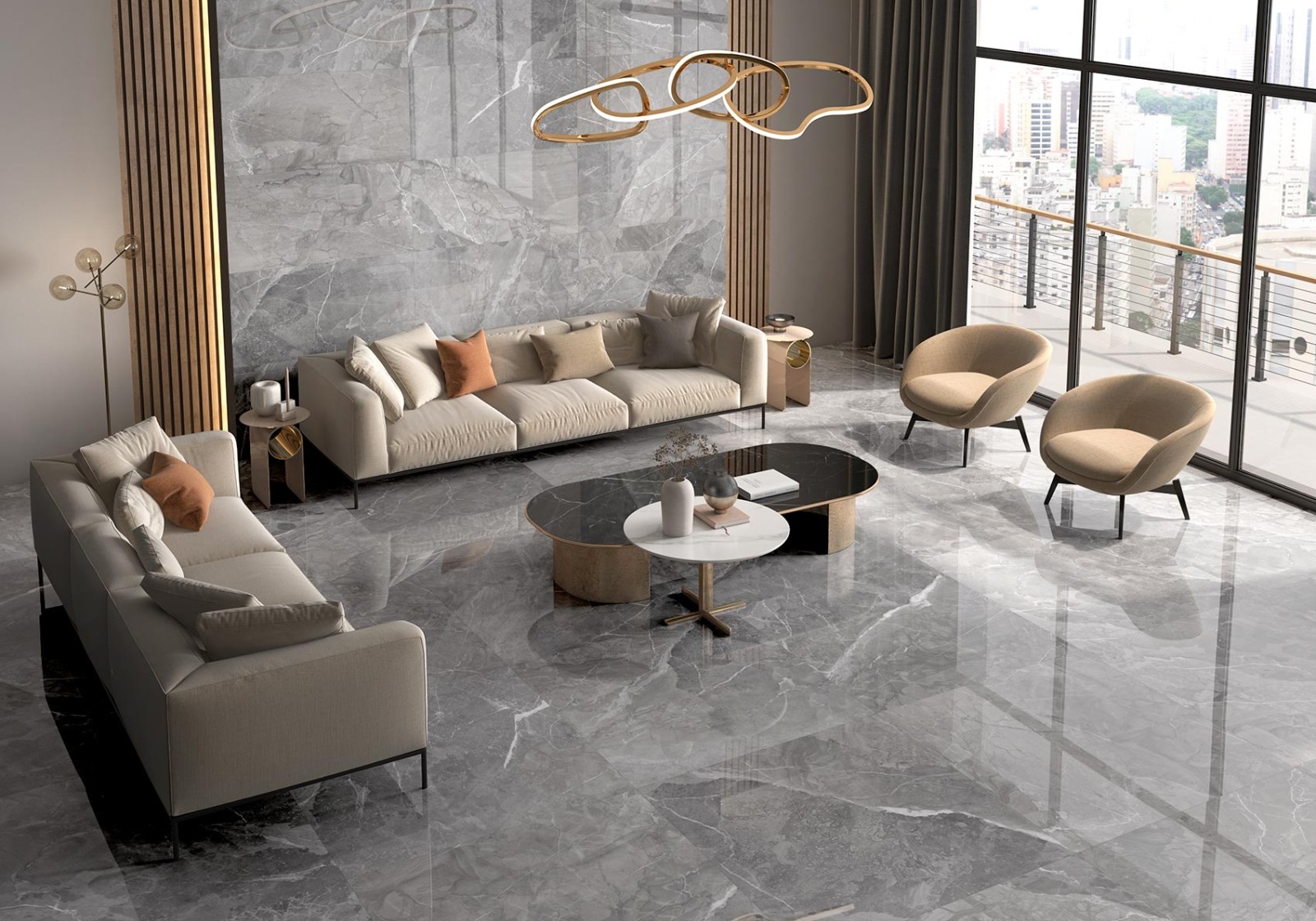 318351 Rosa Persia Polished 10mm 60x120 ITT Ceramic