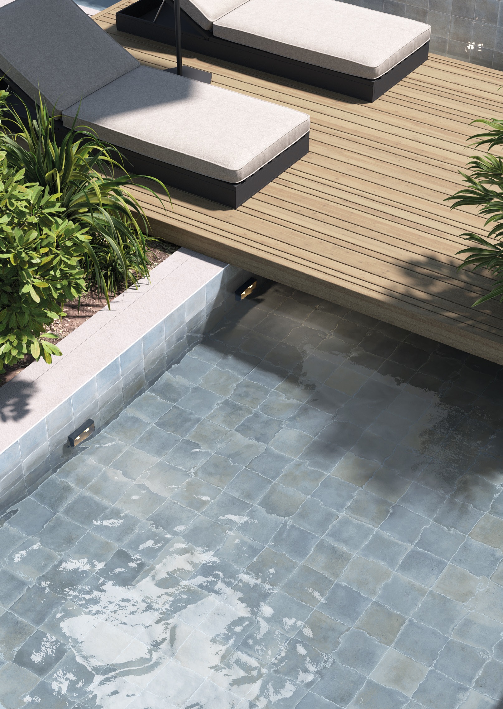 31560 Spa&Pools Shadow Matt 15x15 EQUIPE