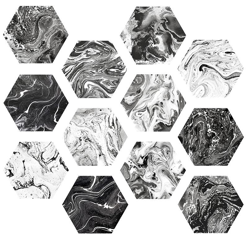 Ebru Shiny Hexa 23.2x26.7 ITT Ceramic