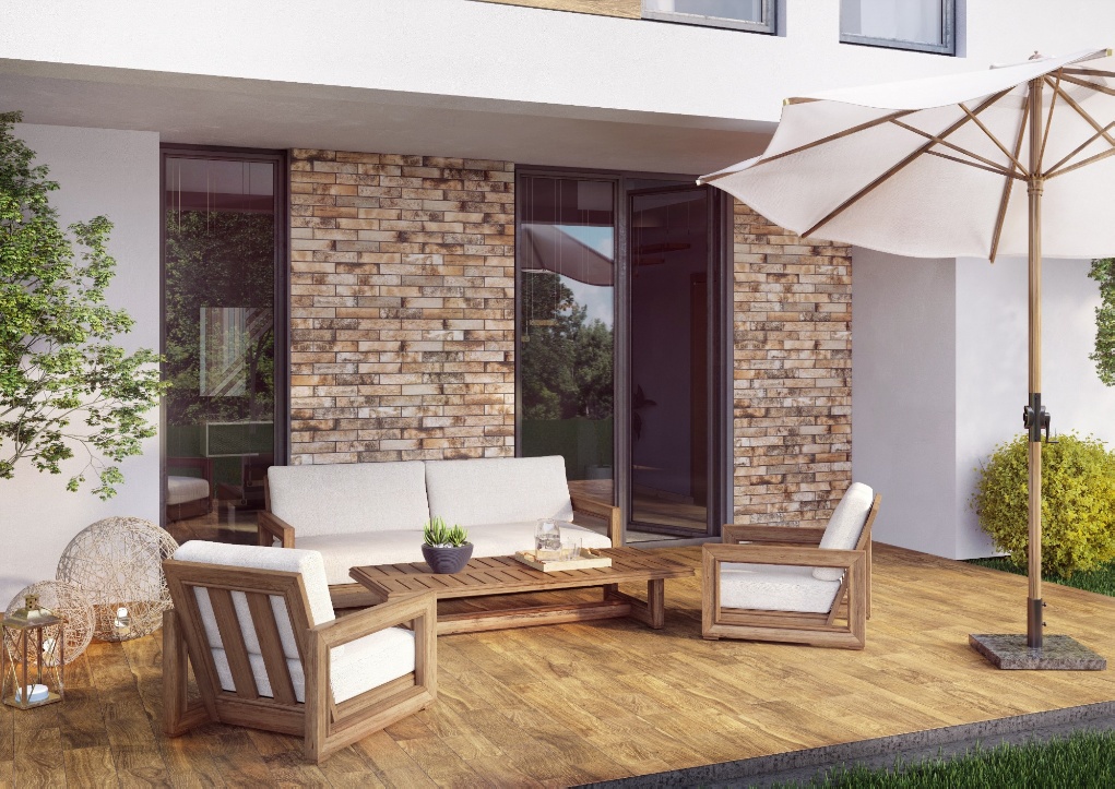 Podloga Piatto red 30х30 CERRAD