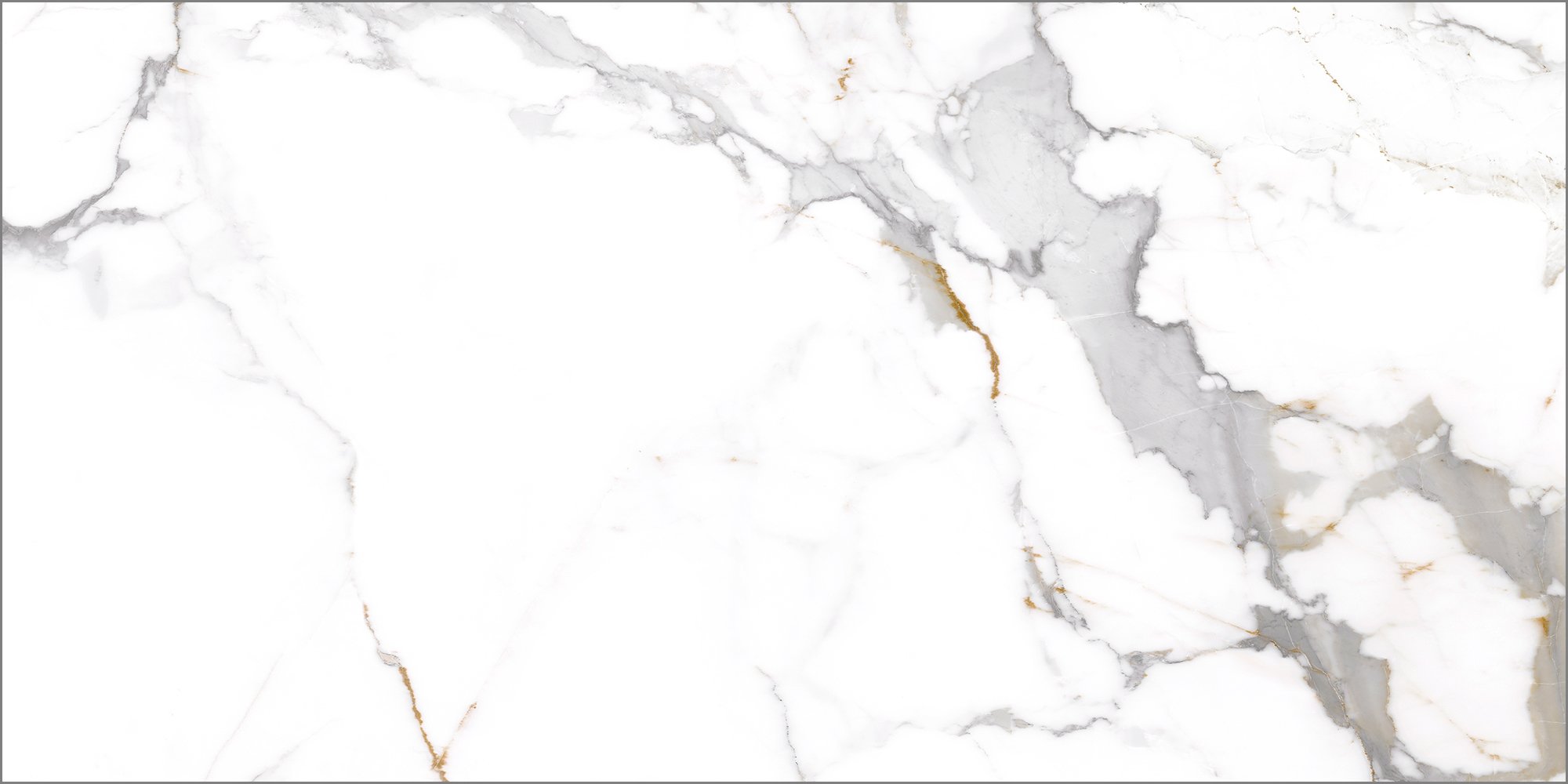 GT40806103MR Calacatta Imperial GT Белый 40x80 Global Tile