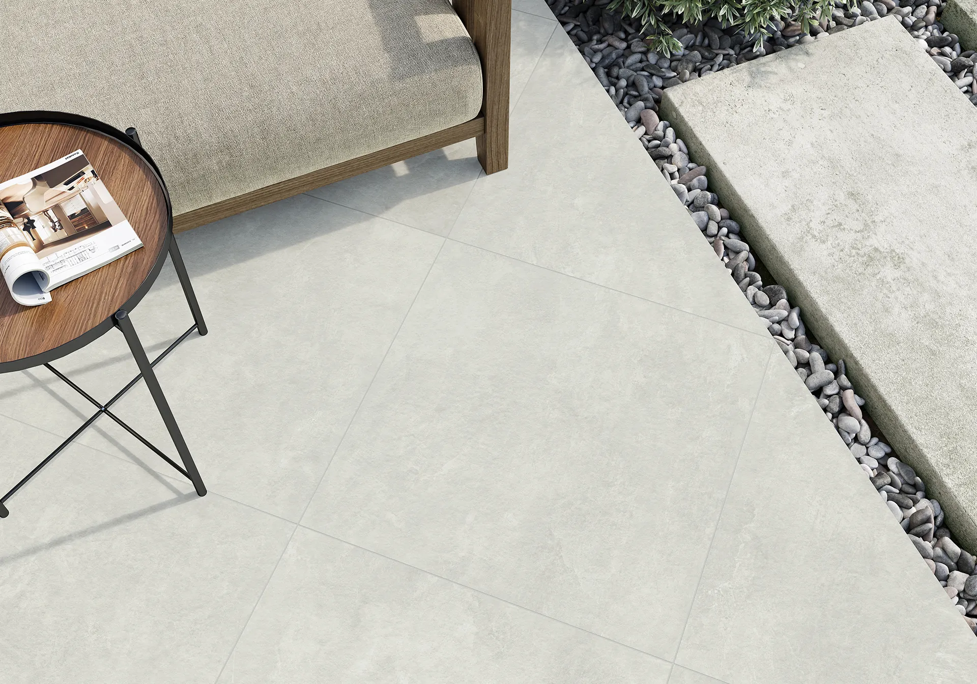 GFU6060BTN07R Beton матовый 600x600x9 Alma Ceramica (Уралкерамика) фото 14