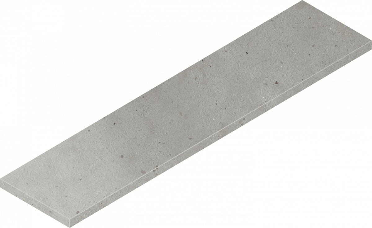 620070002774 Avantgarde Silver Scalino Angolare Sx 33x120 Italon