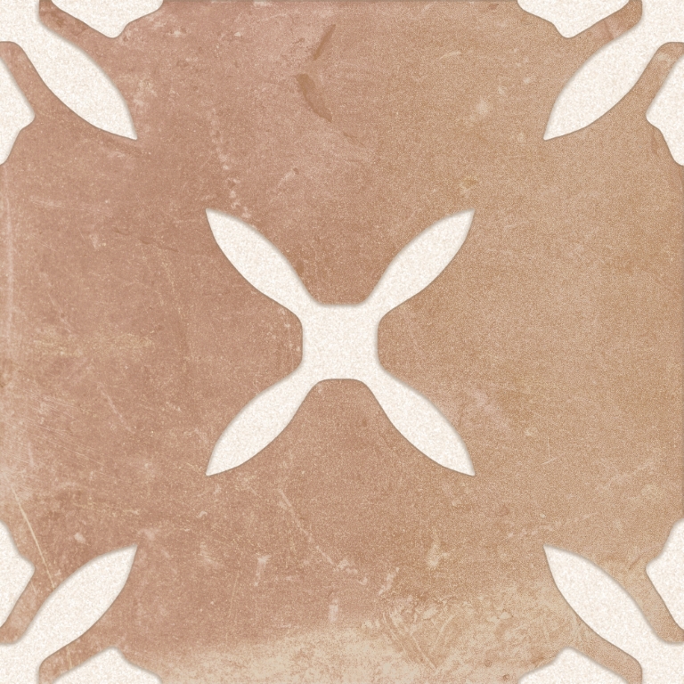 40802 Pangea Clay Flower LT 22,3x22,3 Harmony