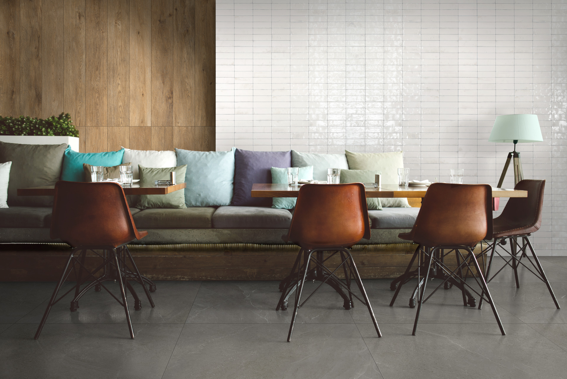 RCUZ Stoneplay Ardesia Antracite Rett 100x100 Ragno Marazzi