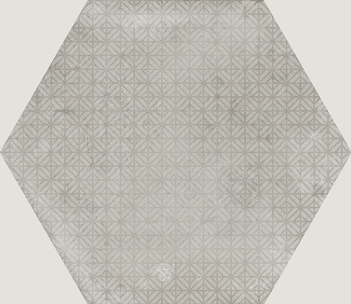 23603 Urban Hexagon Melange Silver 29,2X25,4 EQUIPE
