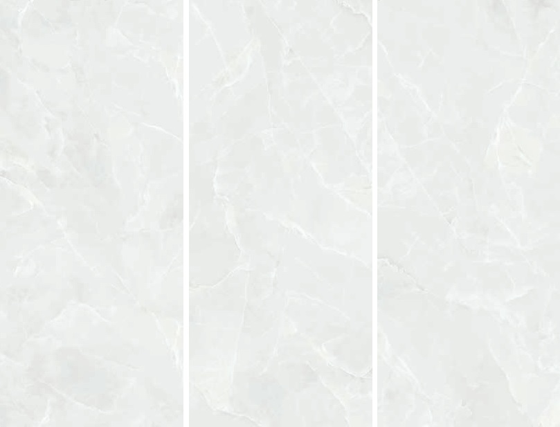 Scarlet Soft White Polished Rect 6mm 120x280 STN Ceramica