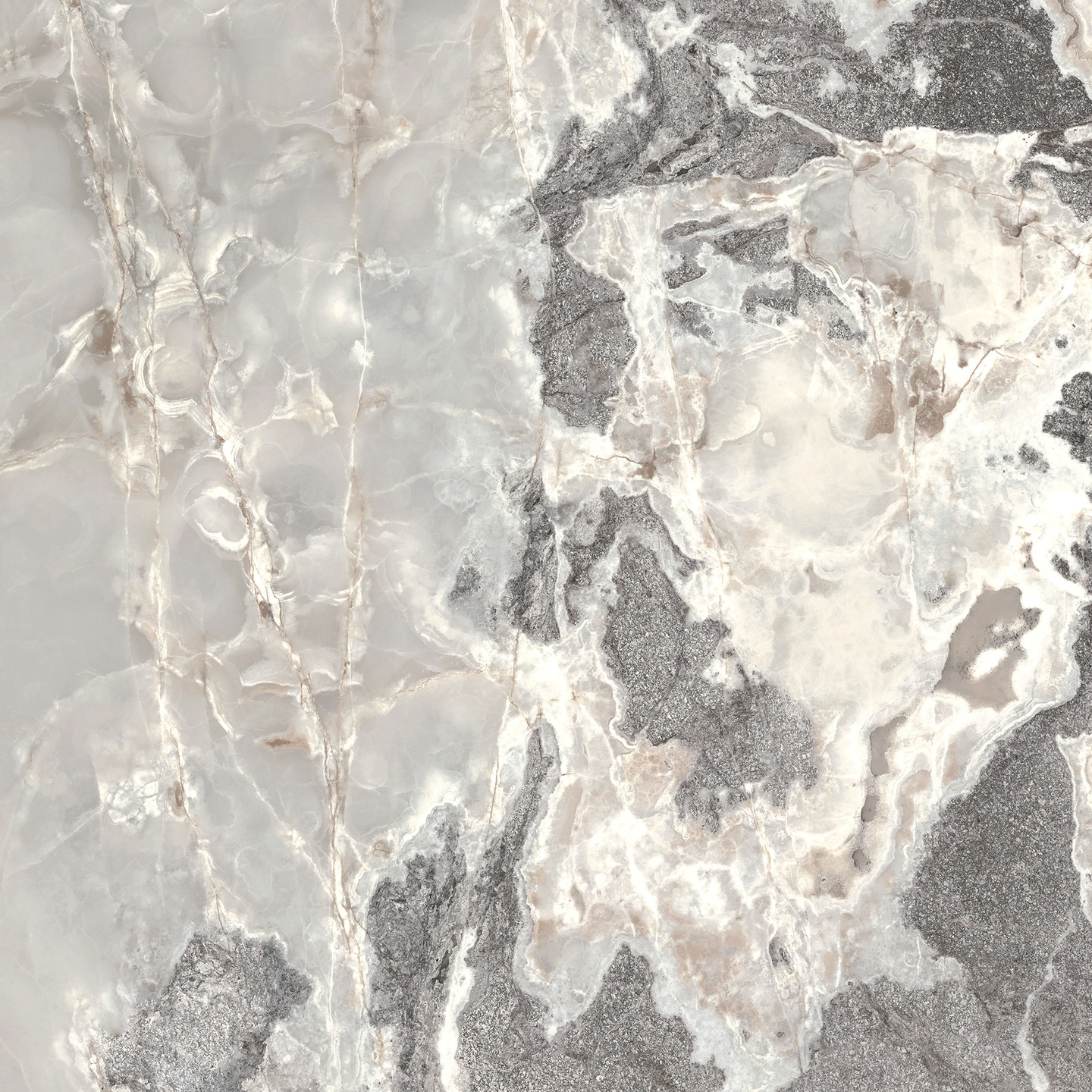 765487 Onyx&More Silver Blend Glossy Ret 60x60 Casa Dolce Casa