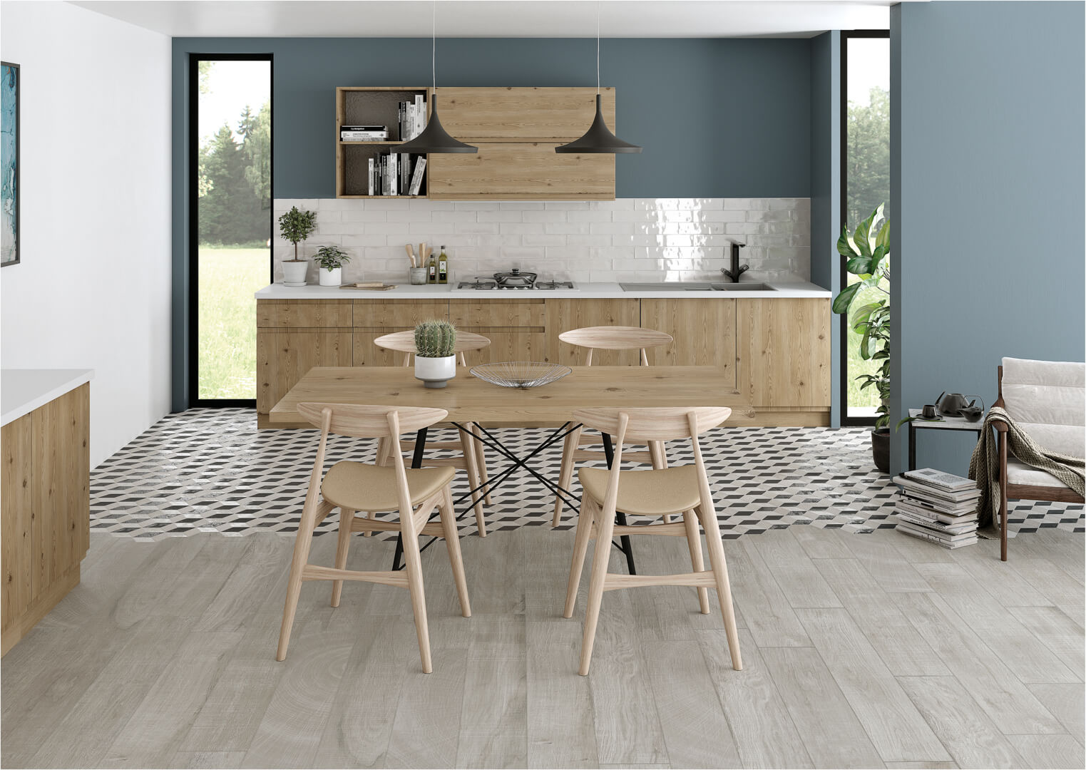 Artwood Chevron Nut R11 120x60 Ibero