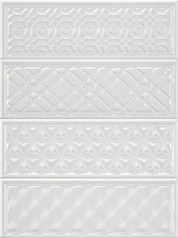 Garden Dec Geometry Blanco 10x30 Heralgi