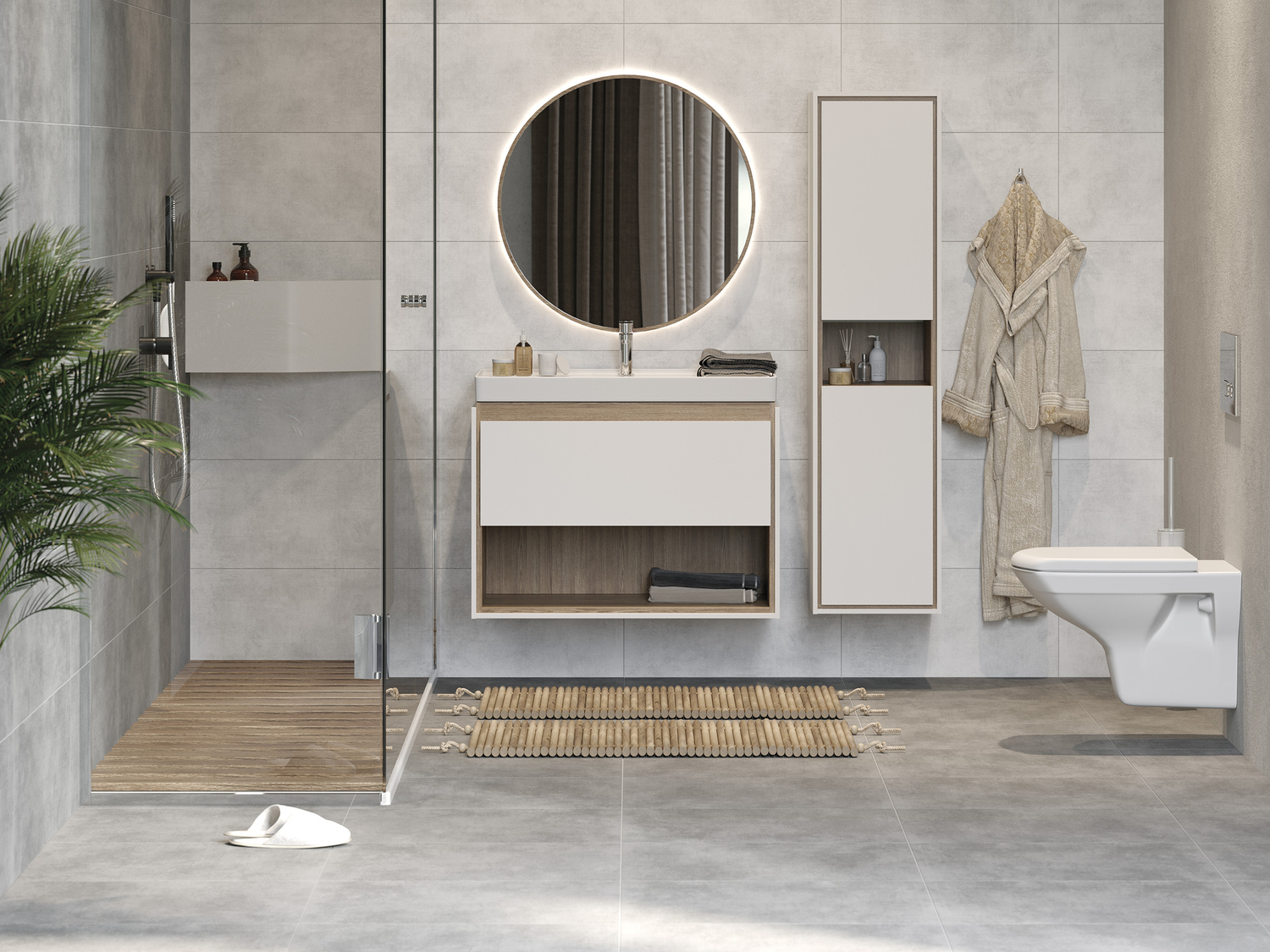 C-PG4L402D Polaris темно-серый 29,7x59,8 Cersanit