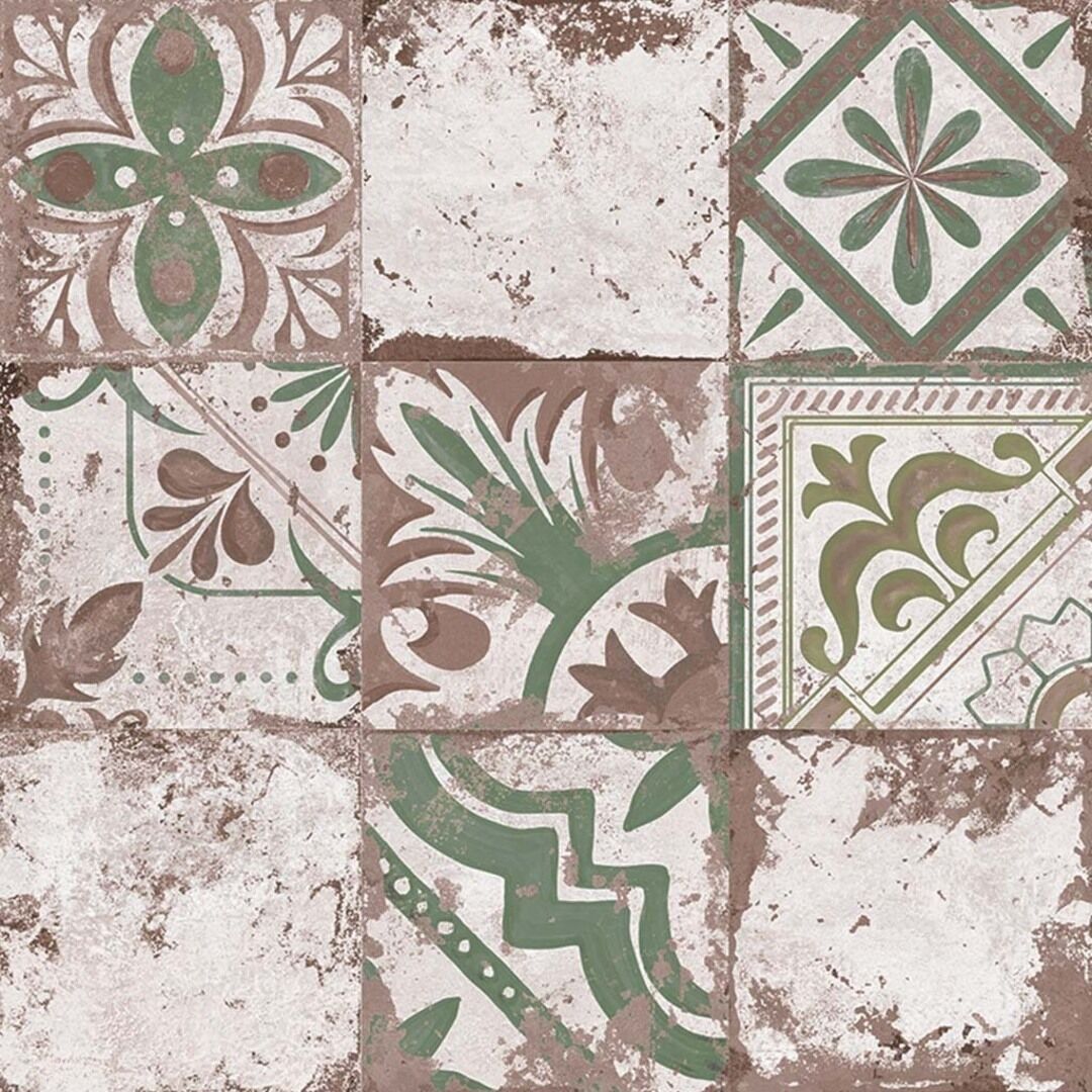 Memory 7 Verde Brillo 58x58 El Molino