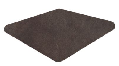 905148 Capri Chocolate Esquina Redondeado 33х33 Gres de Aragon