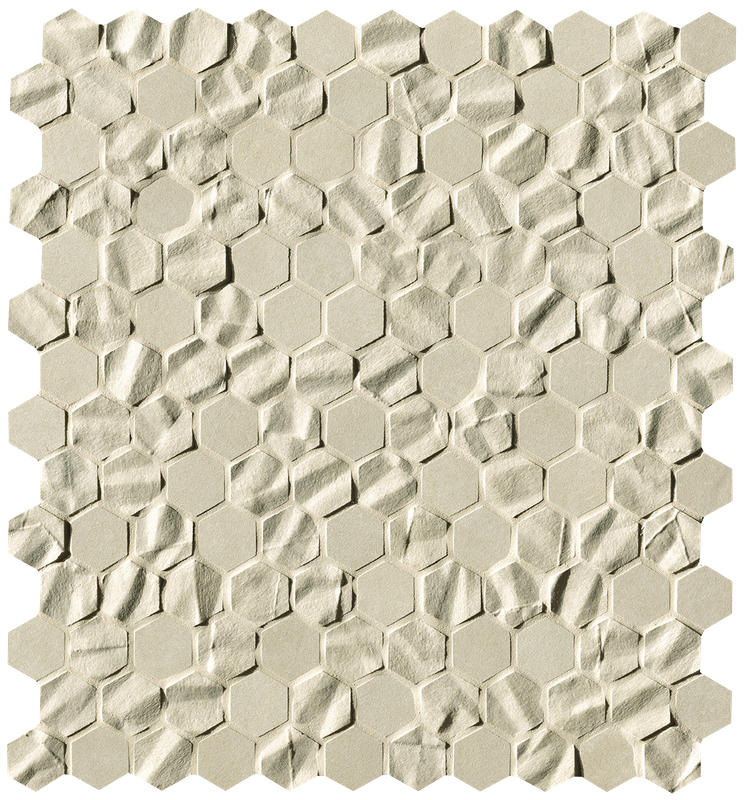 fOYX Bloom Beige Star Esagono Mosaico 29,5x32,5 FAP Ceramiche