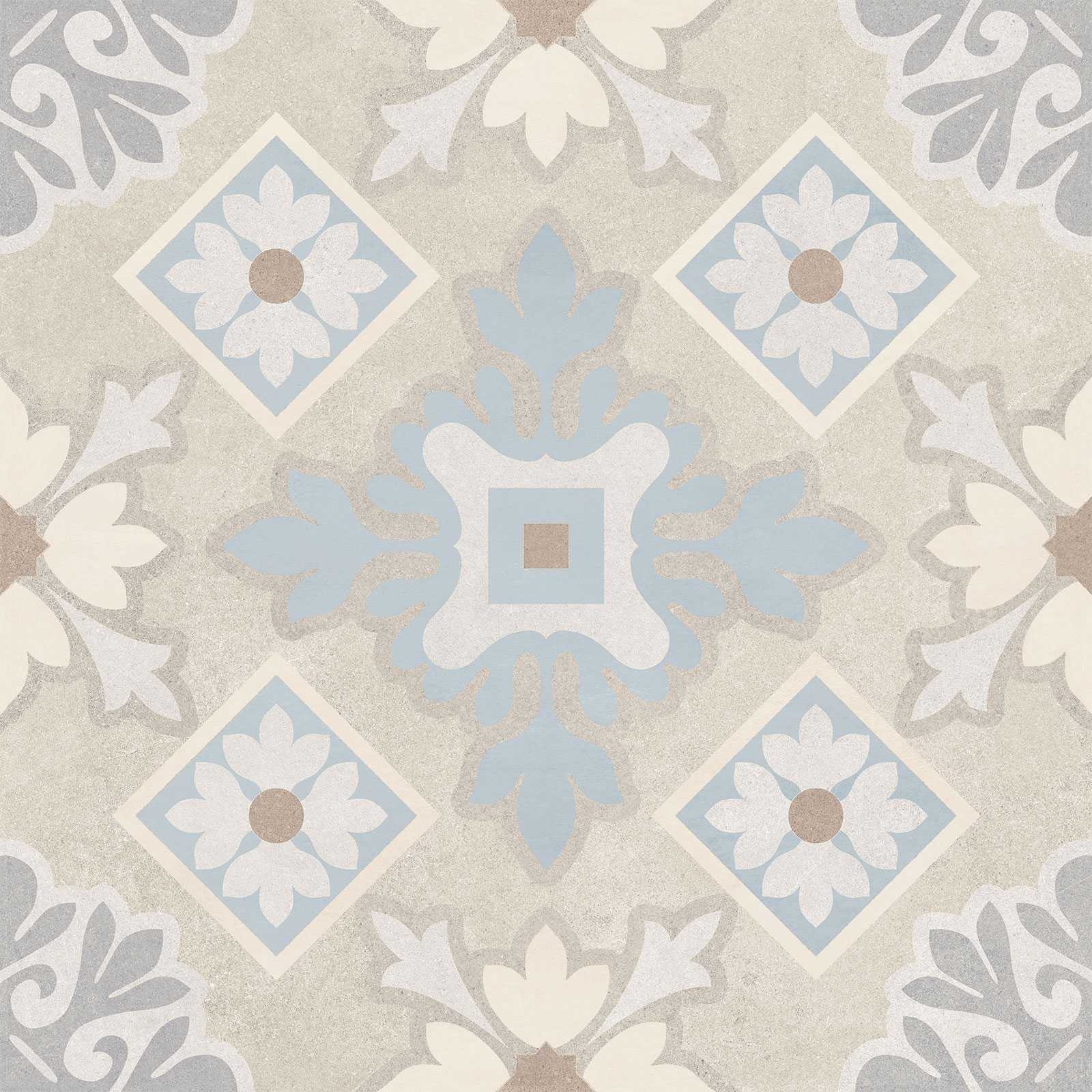 GFU6060FLL46R Floral матовый карвинг 600x600x9 Alma Ceramica (Уралкерамика) фото 4