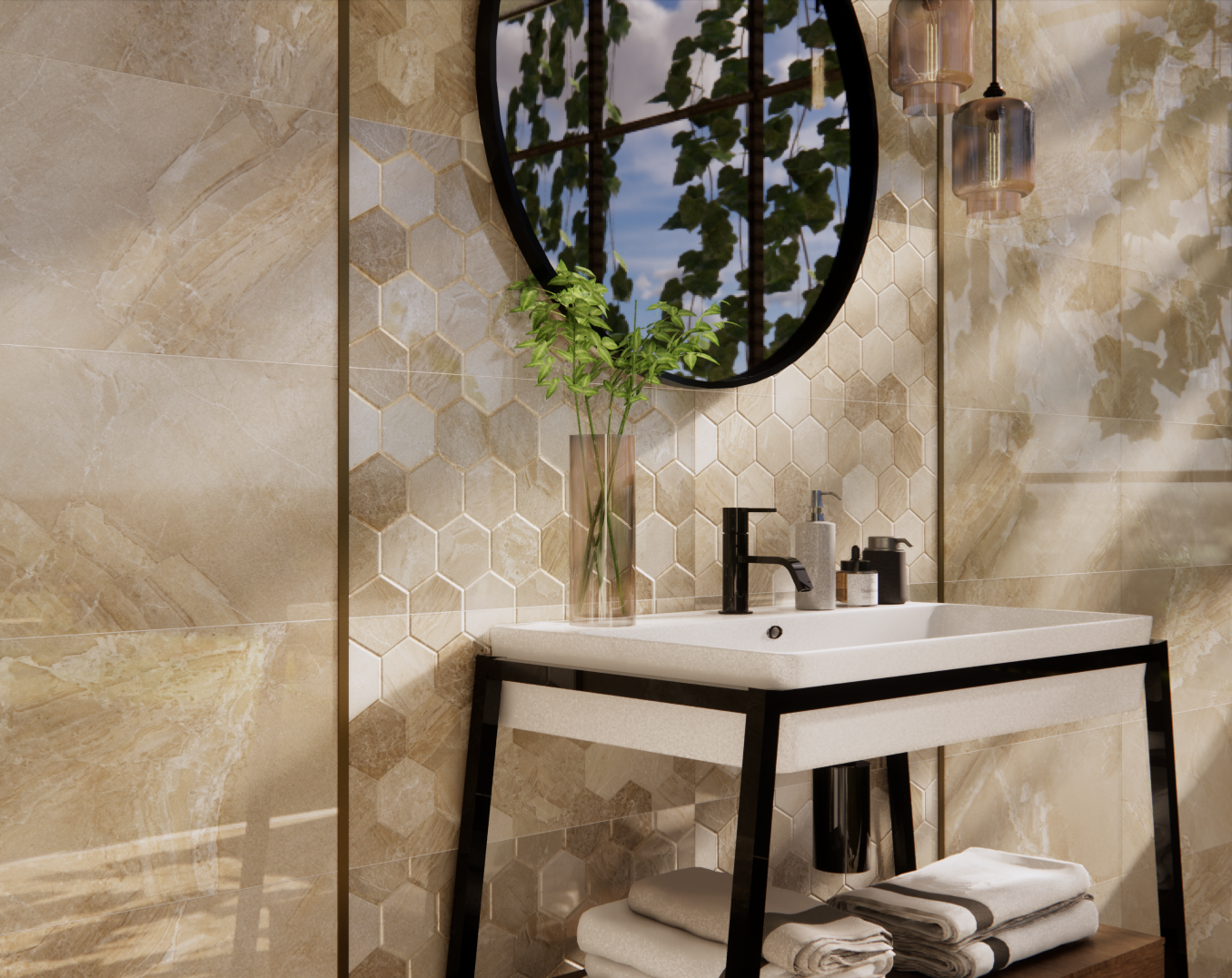 3 IT 0006 Istambul Beige 40x40 Eurotile Ceramica фото 8