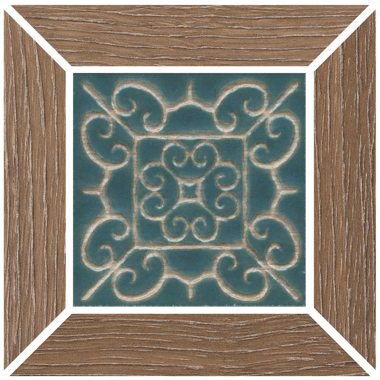 ID157 Вставка Тровазо наборный карамельный матовый 13x13x0,9 Kerama Marazzi