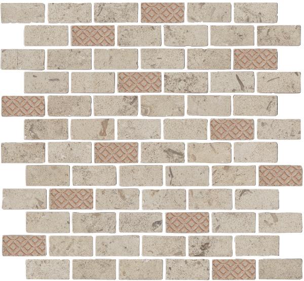 MBD015 Про Лаймстоун Антика 3 мозаичный бежевый матовый 32х30 Kerama Marazzi