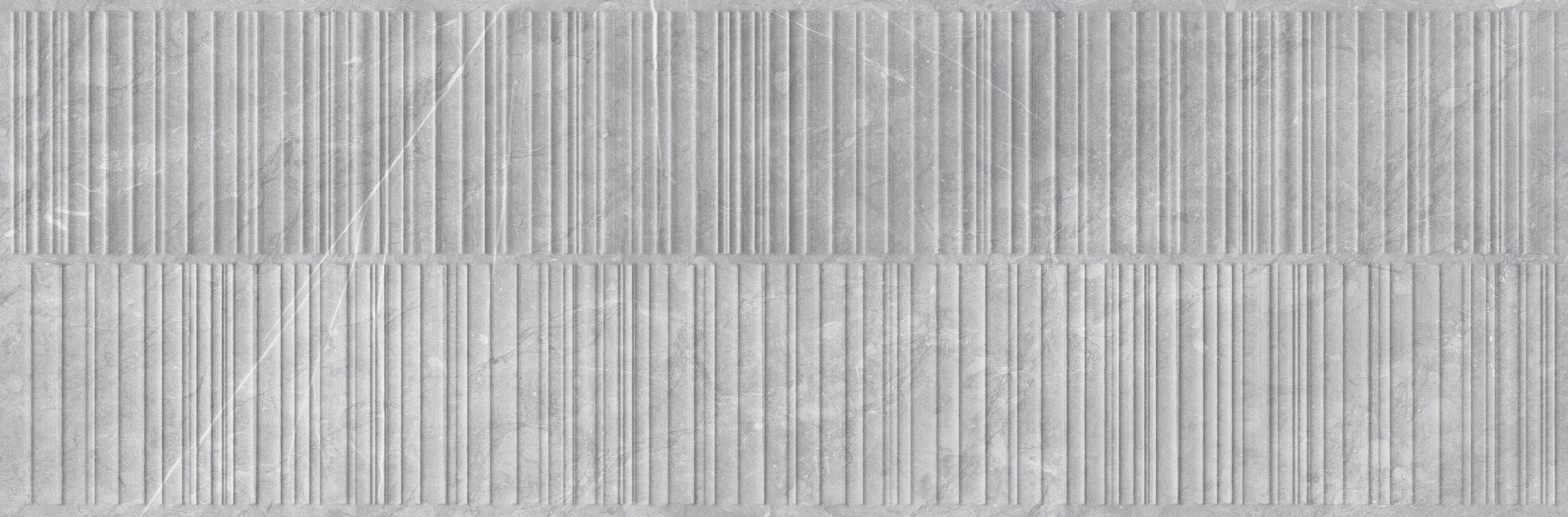 348 Андора серый рельеф вертикальный 32,5х100 Eurotile Ceramica фото 3