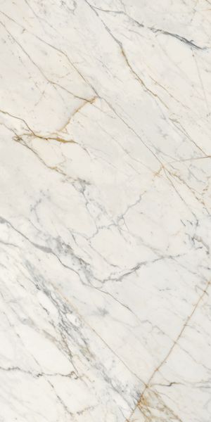 R6RL Maiora Marble Effect Calacatta Oro Glossy Rett 120x240 Ragno Marazzi