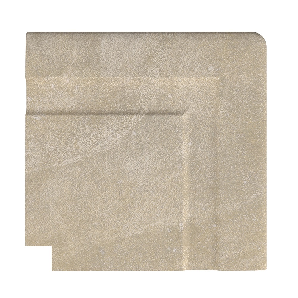 Угол фарфорового поручня наружный Pool Garden Beige 25x25 Serapool
