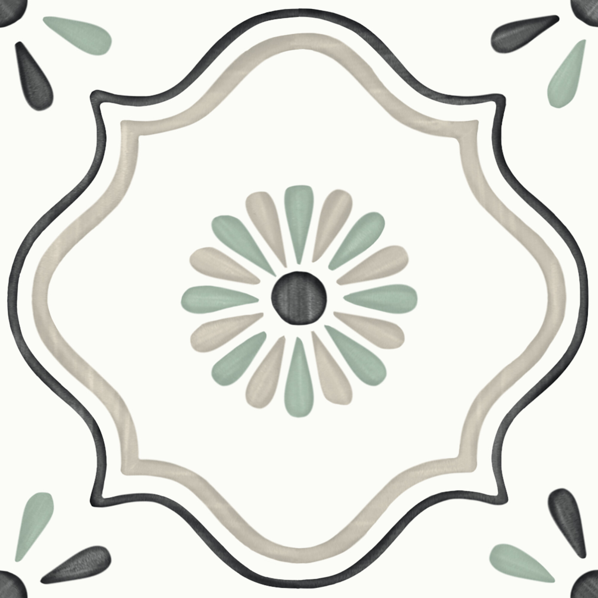 31084 Tanger Sand Flower 12.3x12.3 Harmony фото 5