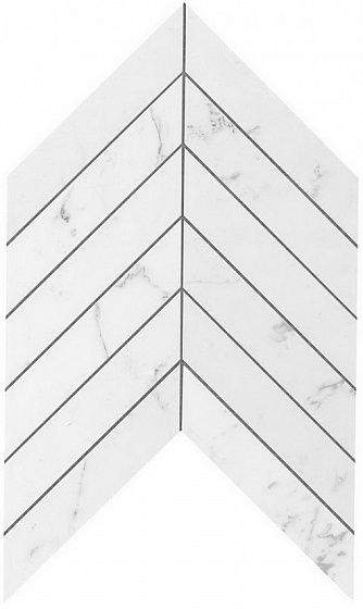 9SCA Marvel Carrara Pure Chevron Wall 30,5X25 Atlas Concorde