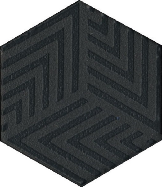 OS/B241/63001 Декор Агуста черный 6х5,2 Kerama Marazzi
