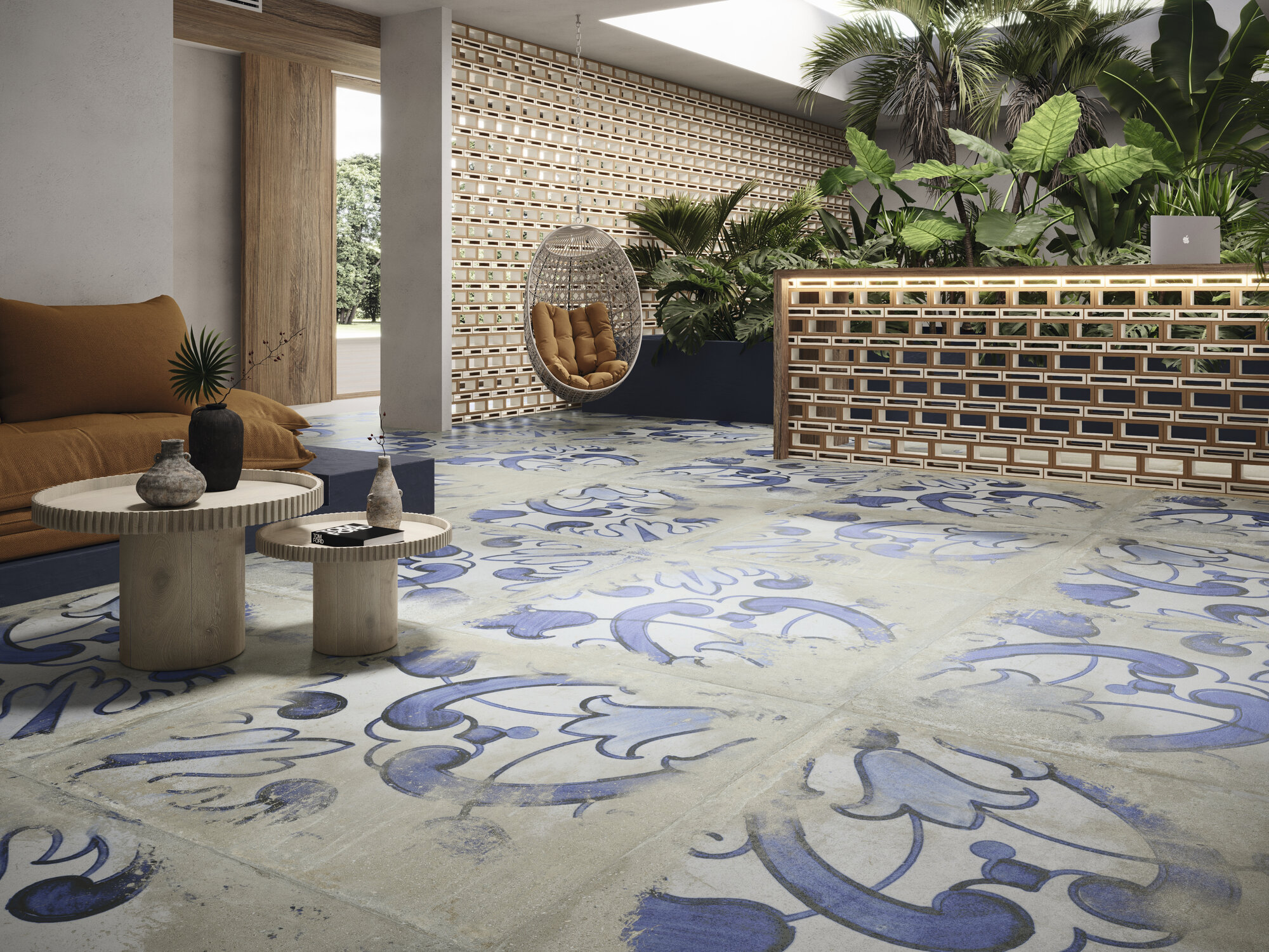 A042409 Palanzo Ecru Rect. 60x60 Ape Ceramica