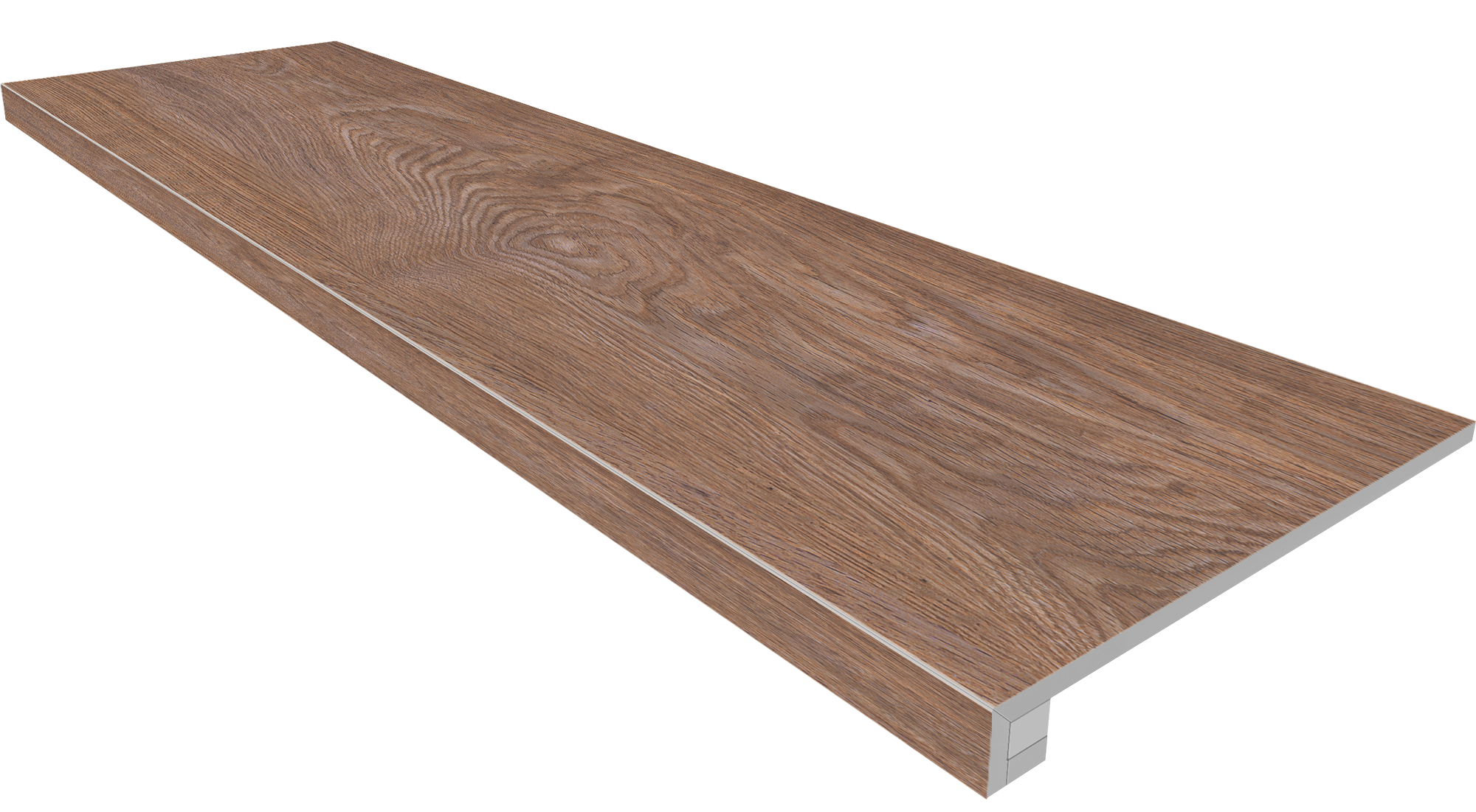 Комплект Ступень SI02 Selection 33x120 неполированная с бортиком + Подступенок 14.5x120 Ametis by Estima